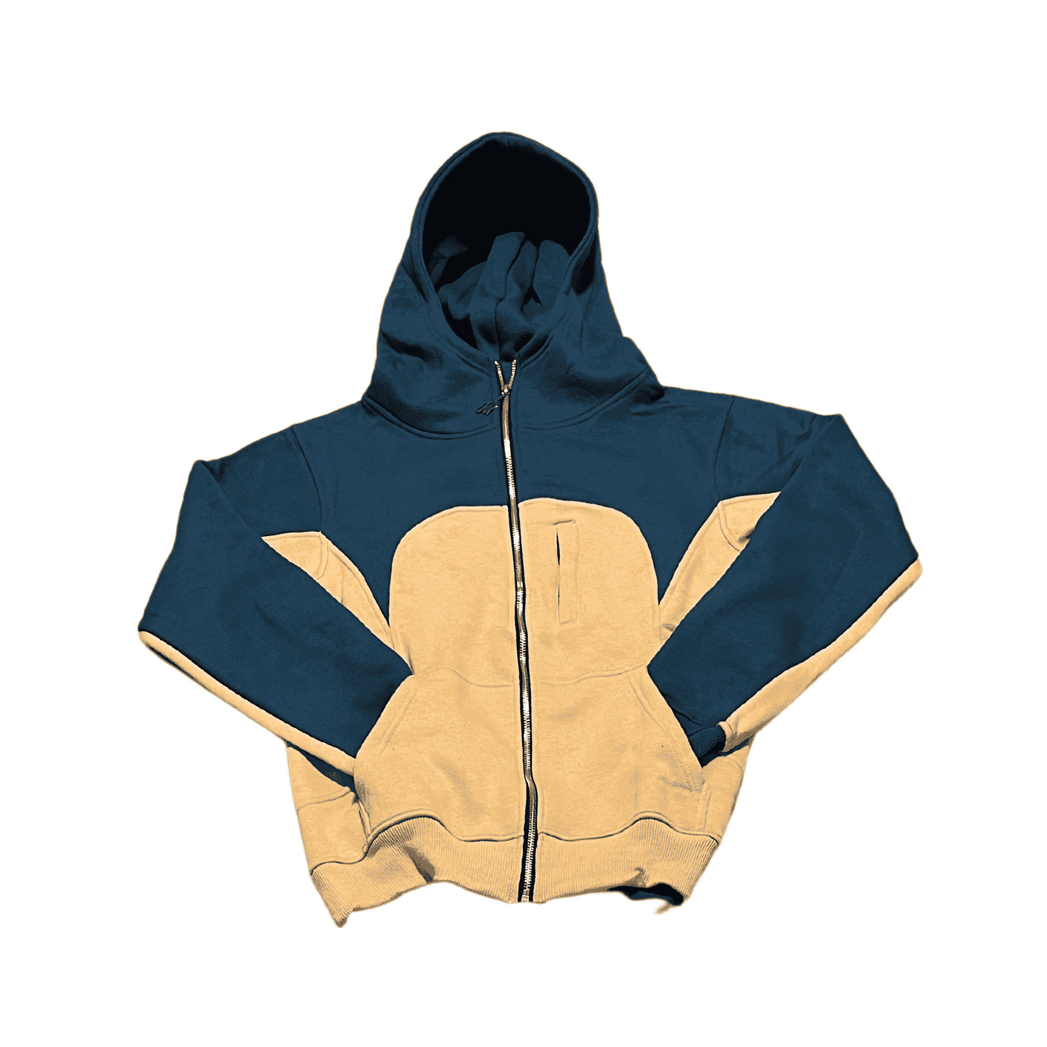 PHOENIX ZIP UP HOODIE DARK BLUE