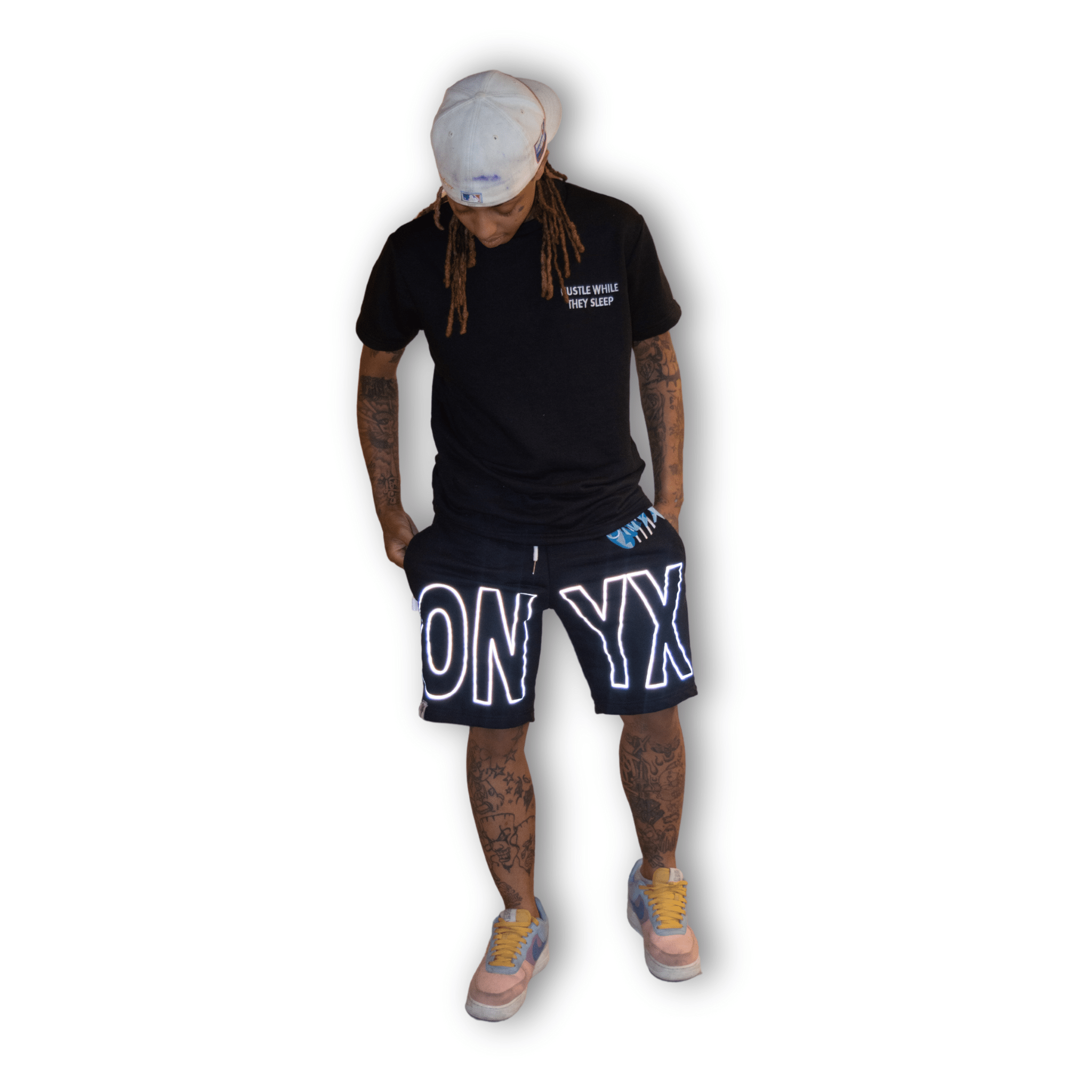 Sleepless Hustle Shorts Set